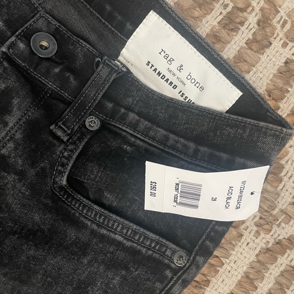 Rag & Bone/ Size 29.  Fits 28” Waist. Washed Gray.